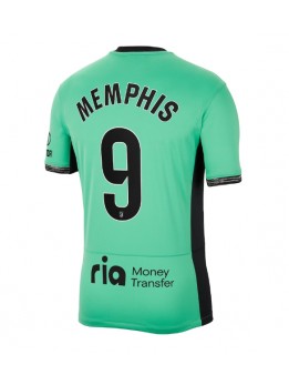 Moški Nogometna dresi replika Atletico Madrid Memphis Depay #9 Tretji 2023-24 Kratek rokav